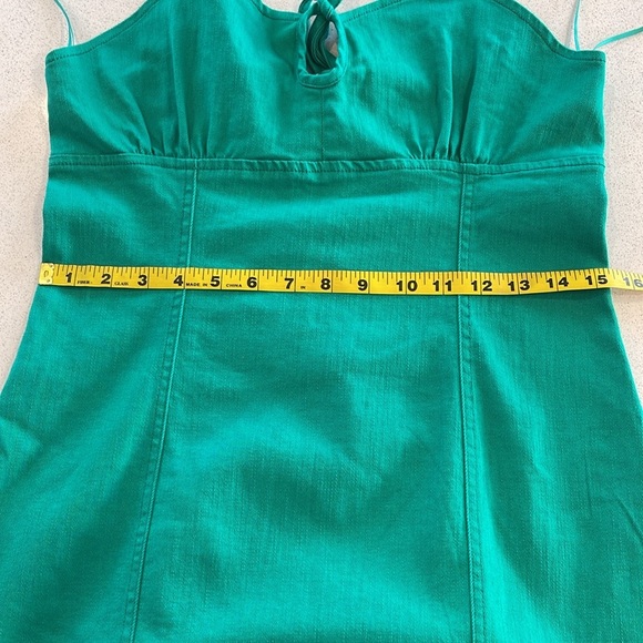 Gianni Bini Green Above the Knee Summer Dress - Size M - Picture 5 of 12